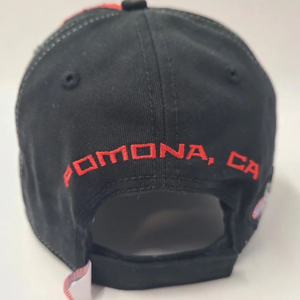 NHRA Hat Adjustable Black Orange 2012 Winter Nationals Drag Racing Flames Men